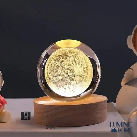 LÁMPARA LED LUNA 3D