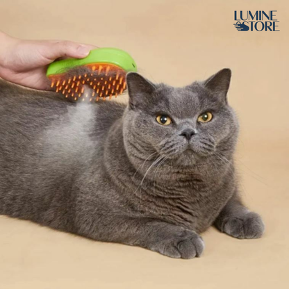 Cepillo de Vapor 3 en 1 para Gatos – Menos Pelo, Más Bienestar
