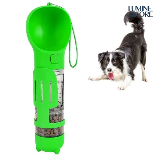 Botella Portátil 4 En 1 Multifuncional Para Mascotas